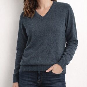 Vince Camuto V-Neck Sweater Deep Blue
